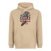 Mushroom Back the blue Heavyweight Hoodie - FaDigitalArtStudio
