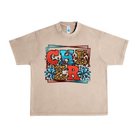 French Oak Cheer Baseball stitchs Urban Heavy Tee - LillyAllenDesigns