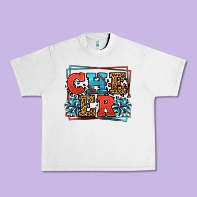 Cheer Baseball Stitchs Urban Heavy Tee Designed By Lillyallendesigns