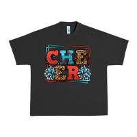 Pigment Black Cheer Baseball stitchs Urban Heavy Tee - LillyAllenDesigns