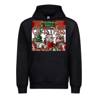 Black merry Christmas Urban Hoodie - CowhideDigitalArt