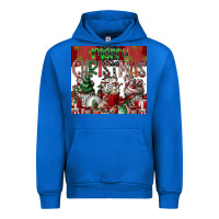 Cobalt merry Christmas Urban Hoodie - CowhideDigitalArt