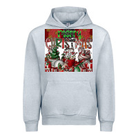 Heather Grey merry Christmas Urban Hoodie - CowhideDigitalArt