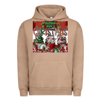 Pigment Burro merry Christmas Urban Hoodie - CowhideDigitalArt