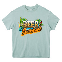 Arona Beer and sunshine Heavy Core Tee - NancyCooperArtShop