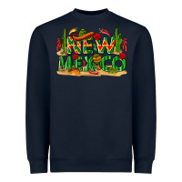 Navy New Mexico Heavyweight Sweatshirt - texasbilliewilder