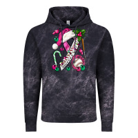 Cloud Black Pink Christmas Breast Cancer Ribbon Baseball Vintage Hoodie - BundleAndBundleShop