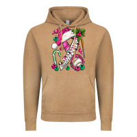 Vintage Camel Pink Christmas Breast Cancer Ribbon Baseball Vintage Hoodie - BundleAndBundleShop