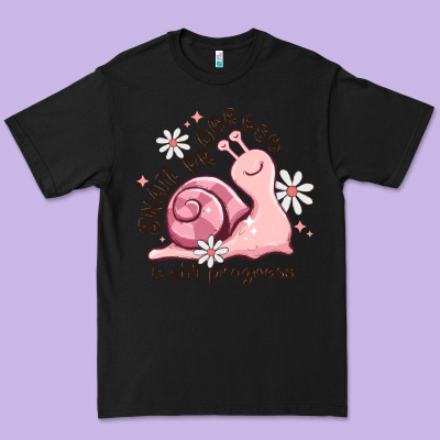 Snail Progress Is Stil Progress Premium Tee Designed By Maliassmallbusiness