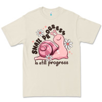 Bone snail progress is stil progress Premium Tee - MaliasSmallBusiness