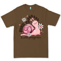 Cacao snail progress is stil progress Premium Tee - MaliasSmallBusiness