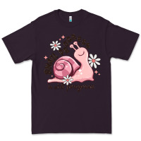 Plum snail progress is stil progress Premium Tee - MaliasSmallBusiness