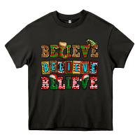 Asphalt believe believe believe Heavy Core Tee - AdoDesignShop
