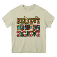 Mossy believe believe believe Heavy Core Tee - AdoDesignShop