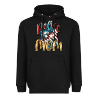 Black Police Mom Heavyweight Hoodie - FaDigitalArtStudio