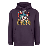 Plum Police Mom Heavyweight Hoodie - FaDigitalArtStudio