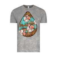 Cloud Rock american football and western roses teardrop Vintage Tee - BundleAndBundleShop