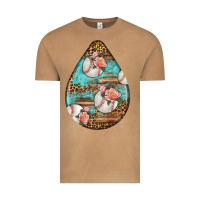 Vintage Camel american football and western roses teardrop Vintage Tee - BundleAndBundleShop