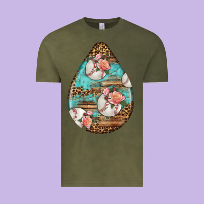 American Football And Western Roses Teardrop Vintage Tee Designed By Bundleandbundleshop