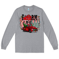 Heather Grey Farm Life Christmas Long Sleeve Tee - Bettercallsaul