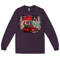 Plum Farm Life Christmas Long Sleeve Tee - Bettercallsaul