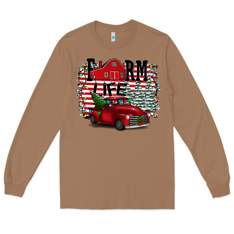Farm Life Christmas Long Sleeve Tee by Bettercallsaul | Teevron