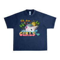 Navy oh ship it's a girls trip Urban Heavy Tee - LillyAllenDesigns