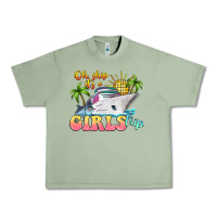 Oil Green oh ship it's a girls trip Urban Heavy Tee - LillyAllenDesigns