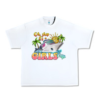 White oh ship it's a girls trip Urban Heavy Tee - LillyAllenDesigns