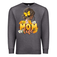 Charcoal Heather Mom life Mother's Day Premium Sweatshirt - FaDigitalArtStudio