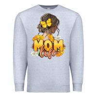 Heather Grey Mom life Mother's Day Premium Sweatshirt - FaDigitalArtStudio