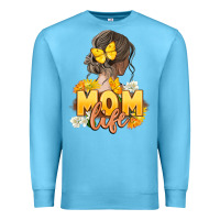 Ocean Blue Mom life Mother's Day Premium Sweatshirt - FaDigitalArtStudio
