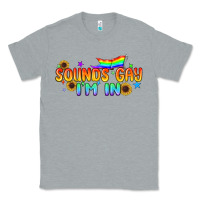 Heather Grey Sounds Gay I'm in Pride LGBTQ Classic Tee - BundleAndBundleShop
