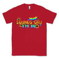 Red Sounds Gay I'm in Pride LGBTQ Classic Tee - BundleAndBundleShop