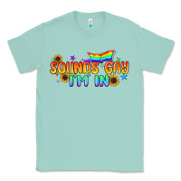 Seafoam Sounds Gay I'm in Pride LGBTQ Classic Tee - BundleAndBundleShop
