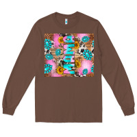 Chestnut western mama Long Sleeve Tee - RanaPortraitStore