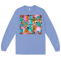 Colony Blue western mama Long Sleeve Tee - RanaPortraitStore