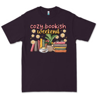 Plum cozy bookish weekend Premium Tee - MaliasSmallBusiness