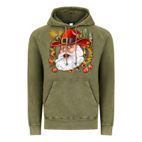 Vintage Olive Cowboy Santa Vintage Hoodie - BundleAndBundleShop