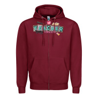 Burgundy teacher mom Zipper Hoodie - CowGirlArtShop