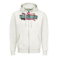 Oatmeal Heather teacher mom Zipper Hoodie - CowGirlArtShop