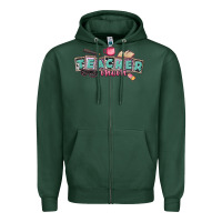 Sports Green teacher mom Zipper Hoodie - CowGirlArtShop