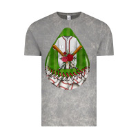 Cloud Rock baseball and western roses teardrop  2 Vintage Tee - BundleAndBundleShop