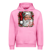 Fuchsia Pink merry Christmas santa Urban Hoodie - CowhideDigitalArt