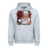 Heather Grey merry Christmas santa Urban Hoodie - CowhideDigitalArt