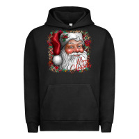 Pigment Black merry Christmas santa Urban Hoodie - CowhideDigitalArt