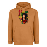 Meerkat Free-ish since 1865 black woman Heavyweight Hoodie - FaDigitalArtStudio