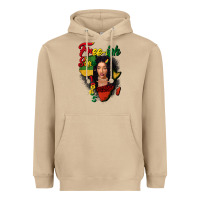Mushroom Free-ish since 1865 black woman Heavyweight Hoodie - FaDigitalArtStudio