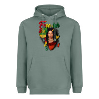 Free-ish Since 1865 Black Woman Heavyweight Hoodie | Teevron