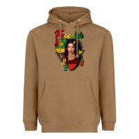 Toasted Coconut Free-ish since 1865 black woman Heavyweight Hoodie - FaDigitalArtStudio